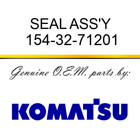 SEAL ASS'Y 154-32-71201