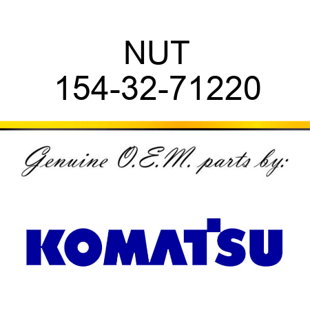 NUT 154-32-71220
