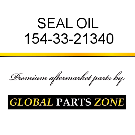 SEAL, OIL 154-33-21340