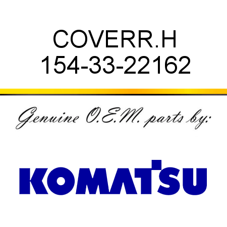 COVER,R.H 154-33-22162