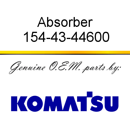 Absorber 154-43-44600