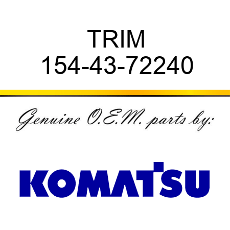 TRIM 154-43-72240