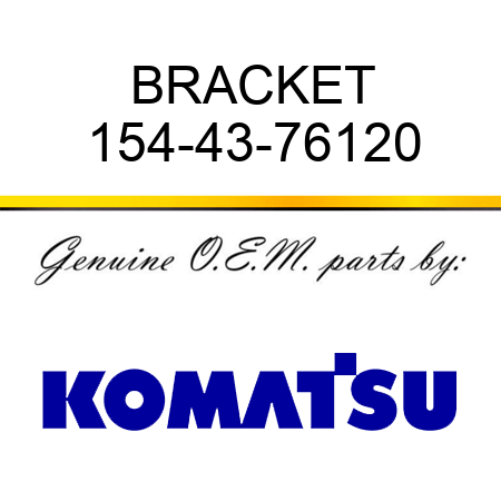 BRACKET 154-43-76120