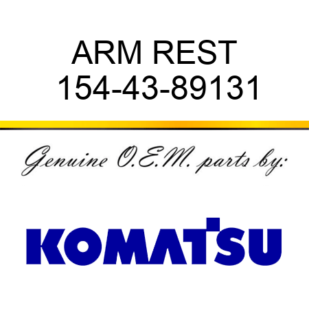 ARM REST 154-43-89131