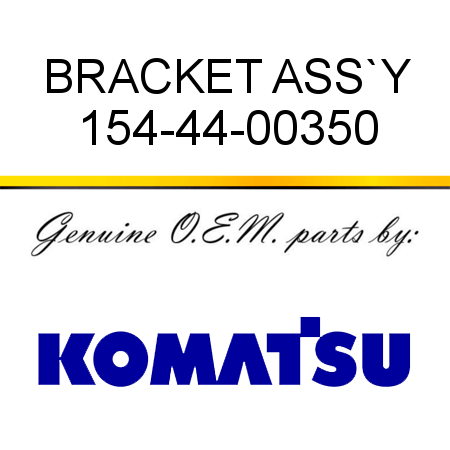 BRACKET ASS`Y 154-44-00350