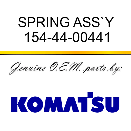 SPRING ASS`Y 154-44-00441