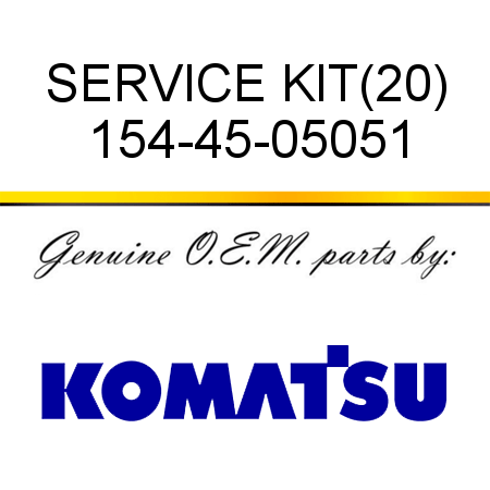 SERVICE KIT,(20) 154-45-05051