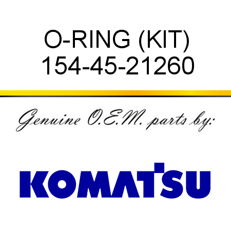 O-RING (KIT) 154-45-21260