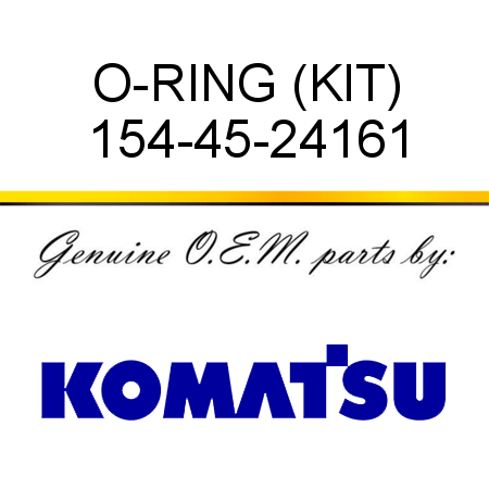 O-RING (KIT) 154-45-24161