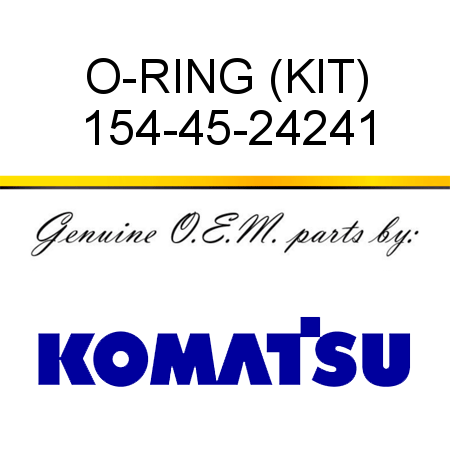 O-RING (KIT) 154-45-24241