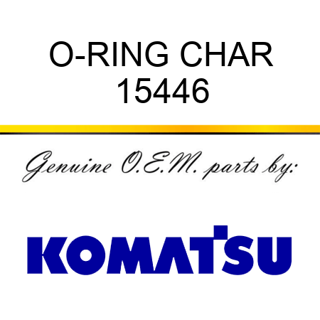 O-RING, CHAR 15446