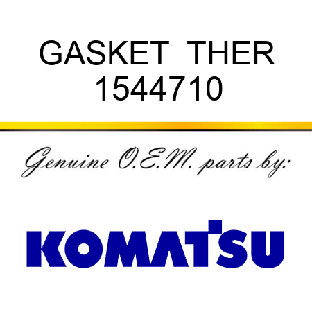 GASKET  THER 1544710