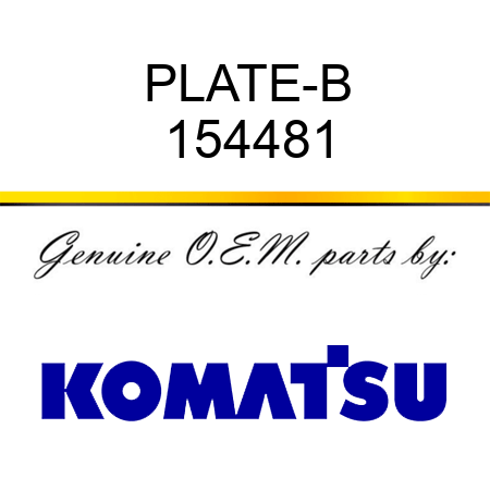 PLATE-B 154481