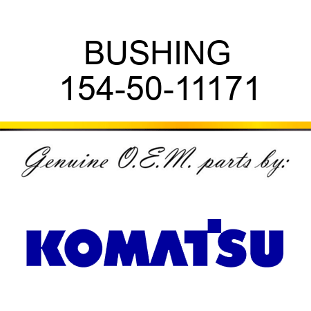 BUSHING 154-50-11171