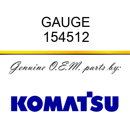 GAUGE 154512