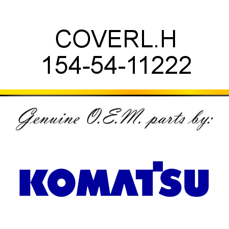 COVER,L.H 154-54-11222