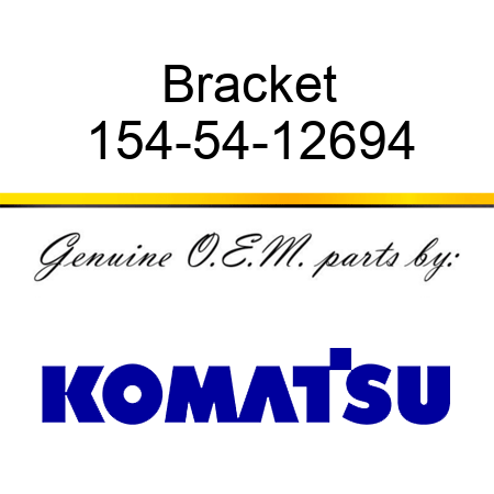 Bracket 154-54-12694