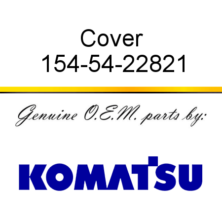 Cover 154-54-22821