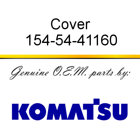 Cover 154-54-41160