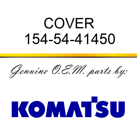 COVER 154-54-41450