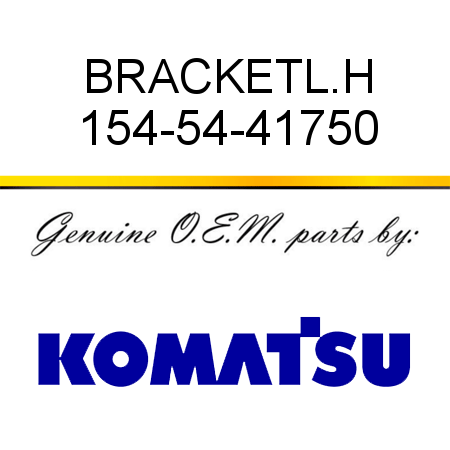 BRACKET,L.H 154-54-41750