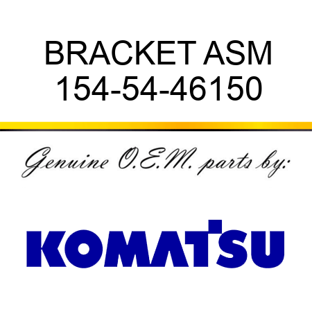 BRACKET ASM 154-54-46150
