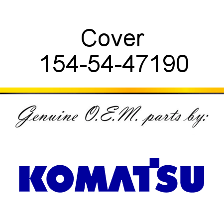 Cover 154-54-47190