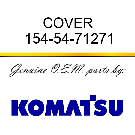 COVER 154-54-71271