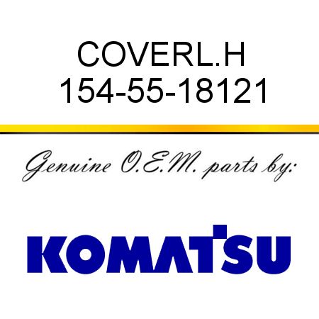 COVER,L.H 154-55-18121