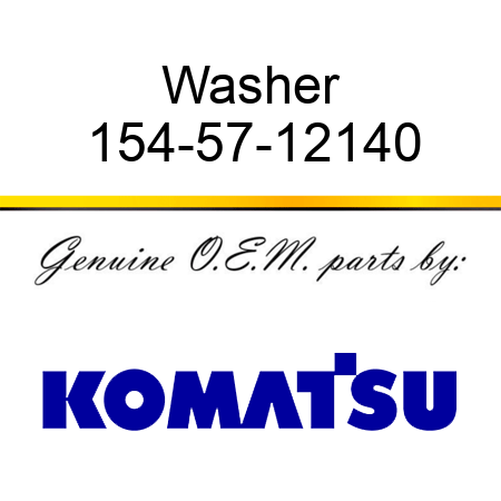 Washer 154-57-12140