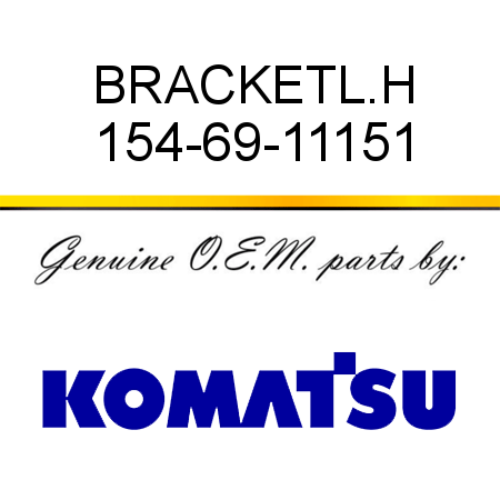 BRACKET,L.H 154-69-11151