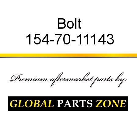 Bolt 154-70-11143