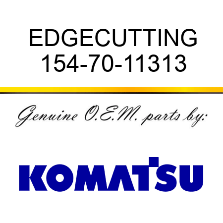 EDGE,CUTTING 154-70-11313