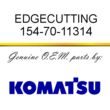 EDGE,CUTTING 154-70-11314