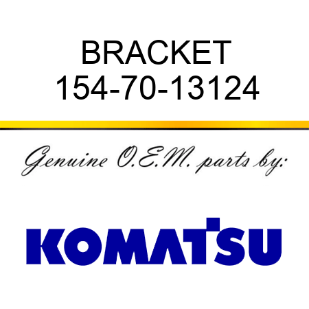 BRACKET 154-70-13124