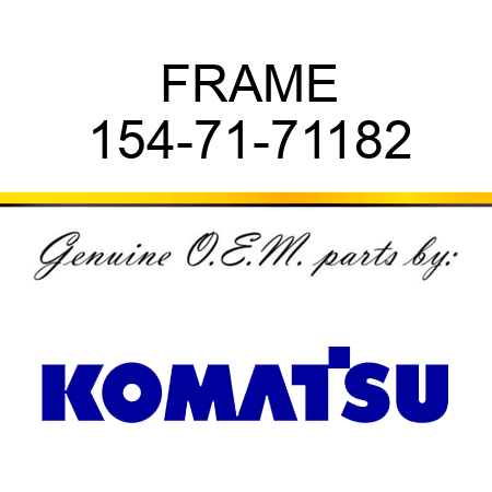 FRAME 154-71-71182