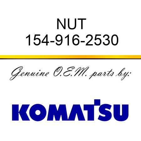 NUT 154-916-2530