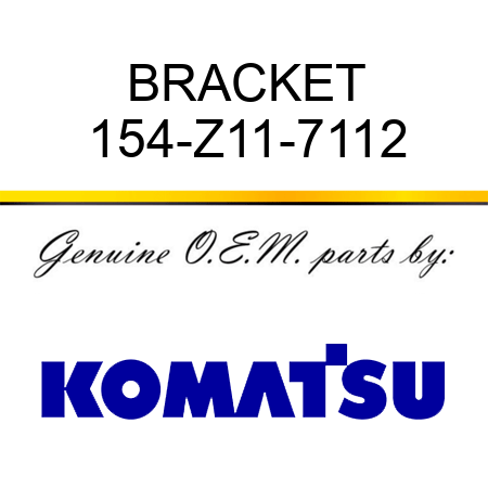 BRACKET 154-Z11-7112