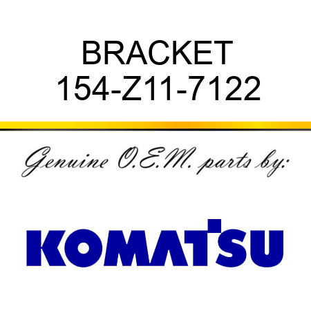 BRACKET 154-Z11-7122