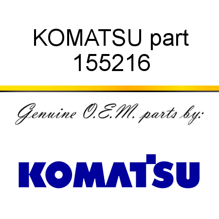 KOMATSU part 155216