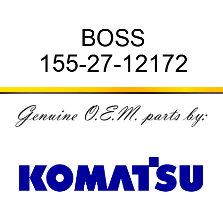 BOSS 155-27-12172