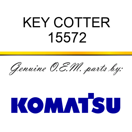 KEY, COTTER 15572