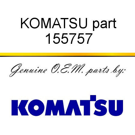 KOMATSU part 155757