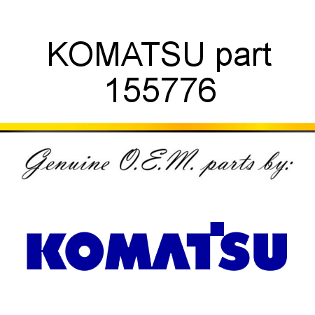 KOMATSU part 155776