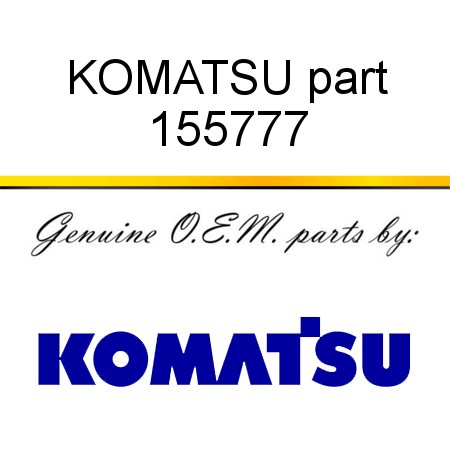 KOMATSU part 155777