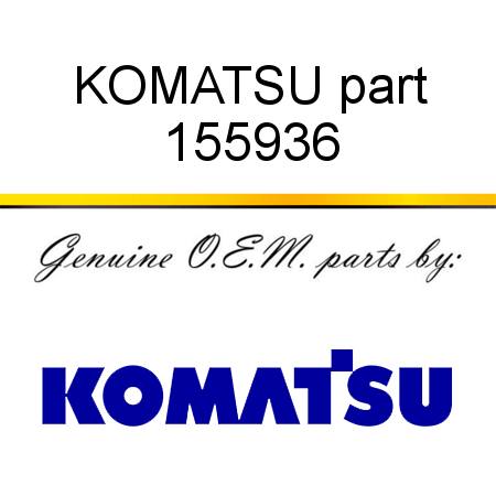 KOMATSU part 155936