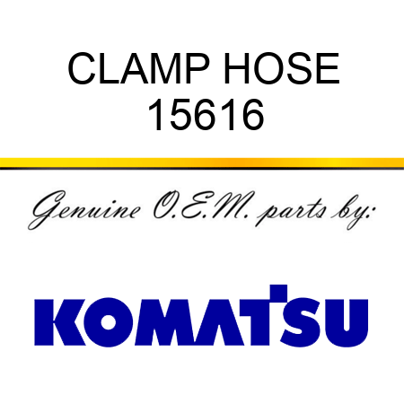 CLAMP, HOSE 15616