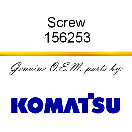 Screw 156253