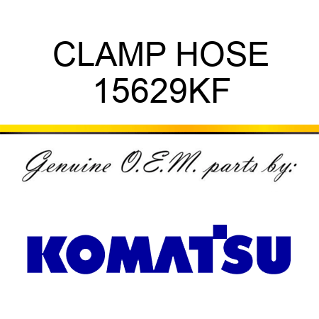 CLAMP, HOSE 15629KF