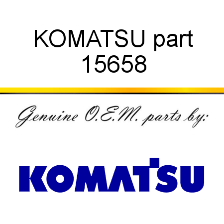 KOMATSU part 15658